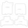 Tappetini eva per Toyota FJ Cruiser 2006-2022 MTM
