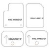Tappetini per Dodge Journey 06.2008-2016 MTM