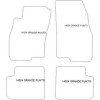 Tappetini per Fiat Grande Punto 10.2005-2012 MTM