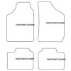 Tappetini per Fiat Punto I (176) 1993-08.1999 MTM