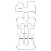 Tappetini per Fiat Ulysse 7 posti 1994-11.2010 MTM