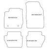Tappetini per Ford Fiesta VI 10.2008-2011 MTM