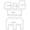 Tappetini per Kia Carnival I 1999-2005 MTM