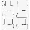 Tappetini per Mercedes Classe C (W204) 04.2007-02.2014 MTM