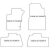 Tappetini per Mercedes Classe M (W163) / ML 1998-07.2005 MTM