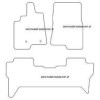 Tappetini per Mitsubishi Pajero IV long 04.2007- MTM