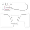 Tappetini per Nissan Cabstar Doppia cabina 2000-2018 MTM