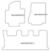 Tappetini per Nissan NV200 2010- MTM