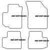 Tappetini per Suzuki Swift 03.2005-08.2010 MTM