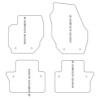 Tappetini per Volvo V70 III / XC70 II 09.2007-2016 MTM