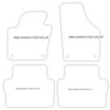 Tappetini per Volkswagen Sharan II 5 posti 09.2010-03.2022 MTM