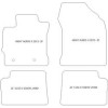 Tappetini per Toyota Auris II Touring Sports (anche Hybrid) 07.2013-12.2018 MTM
