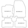 Tappetini per Nissan Qashqai II (J11) 02.2014-05.2021 MTM