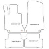 Tappetini per Mercedes Classe C (W205) Berlina (anche Plug-in Hybrid) 03.2014-11.2020 MTM