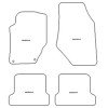 Tappetini per Peugeot 308 I CC 2009-2014 MTM
