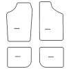 Tappetini per Volkswagen Polo II 1981-1994 MTM