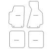 Tappetini per Audi 80 (B5) Cabrio 1994-2000 MTM