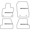 Tappetini per Ford Focus III 2015-07.2018 MTM