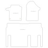 Tappetini per Mercedes Vito / eVito (electric) Mixto 2014- MTM