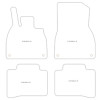 Tappetini per Mercedes EQS (V297) 2021- MTM