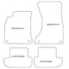 Tappetini velluto per Audi A5 (8T3) Coupe / Cabrio 2008-12.2016 MTM
