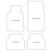 Tappetini velluto per BMW Serie 5 (E39) 1996-06.2003 MTM