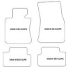 Tappetini velluto per BMW Serie 6 (E63) Coupe 2003-2011 MTM