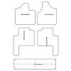 Tappetini velluto per Chrysler Voyager IV 04.2001-2007 MTM