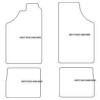 Tappetini velluto per Citroen Saxo 1996-09.2000 MTM
