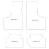 Tappetini velluto per Fiat 500 1957-1975 MTM