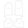 Tappetini velluto per Jaguar XJ8 1997-2003 MTM