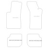 Tappetini velluto per Lancia Delta Integrale 1989-1993 MTM