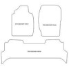Tappetini velluto per Land Rover Discovery II 1999-10.2004 MTM