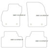 Tappetini velluto per Mazda 5 III 5 posti 10.2010- MTM