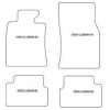 Tappetini velluto per Mini Clubman (R55) 11.2006-09.2015 MTM
