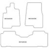 Tappetini velluto per Mitsubishi Pajero III corto 2000-03.2007 MTM
