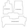 Tappetini velluto per Mitsubishi Pajero III long 2000-03.2007 MTM