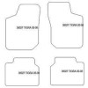 Tappetini velluto per Opel Tigra 1993-2000 MTM