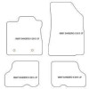 Tappetini velluto per Dacia Sandero II / Sandero Stepway 12.2012-11.2016 MTM