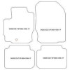 Tappetini velluto per Mitsubishi Colt 3 porte 2004-2008 MTM