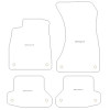Tappetini velluto per Audi A5 (F53) Coupe 10.2016-02.2020 MTM
