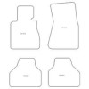 Tappetini velluto per BMW Serie 7 (E65) 2002-2008 MTM