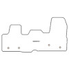 Tappetini velluto per Ford Custom van (cambio automatico) 2013-2023 MTM