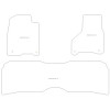 Tappetini velluto per Dodge Ram Crew Cab 2013-/ MTM