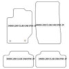 Tappetini velluto per Mitsubishi L200 Club Cab 2015- MTM