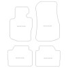Tappetini velluto per BMW Serie 3 (F31) Touring X-Drive 12.2012-02.2019 MTM