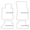 Tappetini personalizzati per BMW Serie 6 (E64) Cabrio 2003-2011 MTM