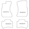 Tappetini personalizzati per Daihatsu Terios I (J100 / J102) (cambio manuale) 1997-2006 MTM