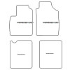 Tappetini personalizzati per Fiat Panda II (169) 2003-2012 MTM