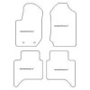 Tappetini personalizzati per Ford Ranger Doppia cabina 2012-10.2022 MTM